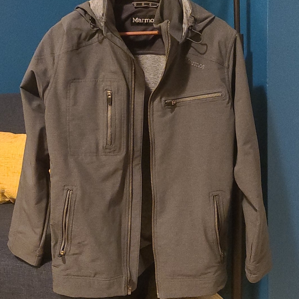 Marmot Soft Shell Hooded Jacket - image 1